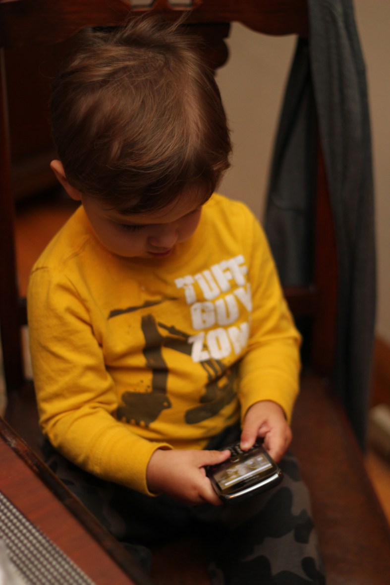 Blackberry vs. iPhone 5 (from a Toddler's perspective)